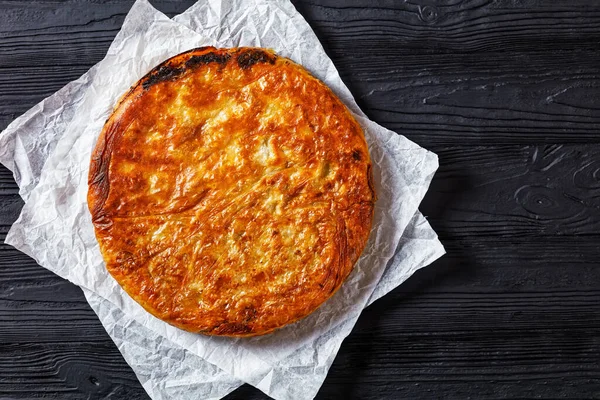 Borek Smakrik Phyllo Bakelse Paj Med Stuvad Malet Kött Fyllning — Stockfoto