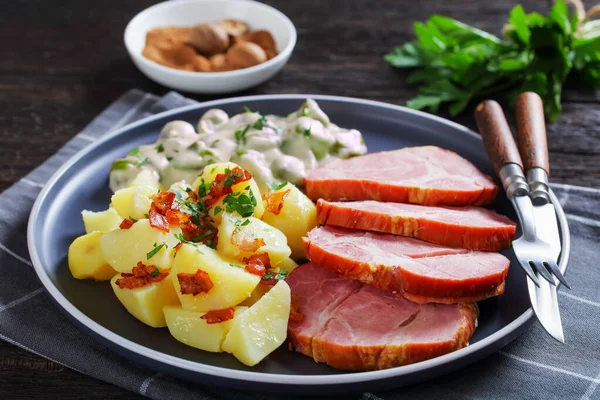 Judd Mat Gaardebounen Coleira Defumada Carne Porco Com Branco Jovens — Fotografia de Stock