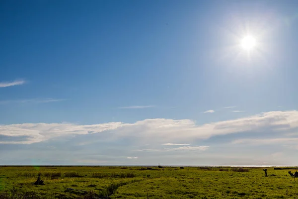 Sturgeon Banks Natural Area Day Light Sky Clouds — Stock Photo, Image