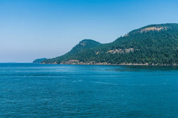 Pulau Kecil Selat Georgia Antara Vancouver Dan Victoria — Stok Foto