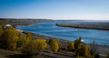 Tomsk, Rusya 'daki Tom River