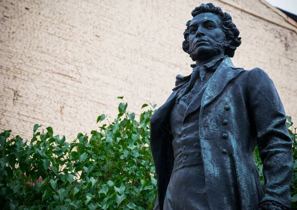 São Petersburgo Rússia Junho 2016 Monumento Alexander Pushkin — Fotografia de Stock