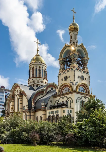 Templo Del Santo Príncipe Vladimir Sochi Rusia — Foto de Stock