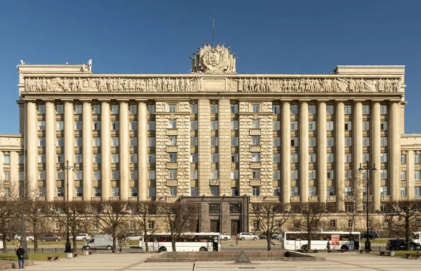 San Pietroburgo Russia Aprile 2021 Casa Dei Sovietici Piazza Mosca — Foto Stock