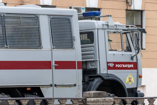 Поліцейський Автомобіль Камаз Російської Гвардії — стокове фото