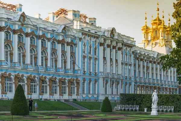 러시아 푸슈킨 Tsarskoye Selo 2019 캐서린 Catherine Palace 푸시킨 Tsarskoye — 스톡 사진