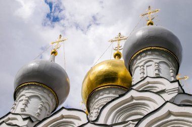 Moskova, Rusya 'da Bolshaya Ordynka caddesindeki Saint Nicolas Katedrali