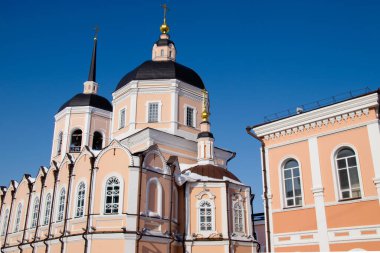 Tomsk, Rusya - 26 Şubat 2017: Epiphany Katedrali