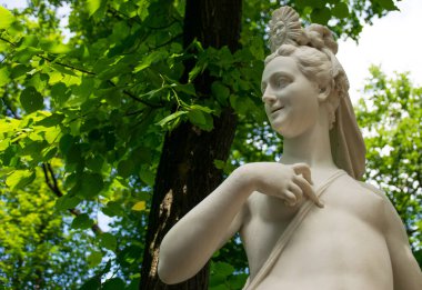 Saint Petersburg, Rusya - 15 Haziran 2016: Yaz Bahçesinde Heykel.