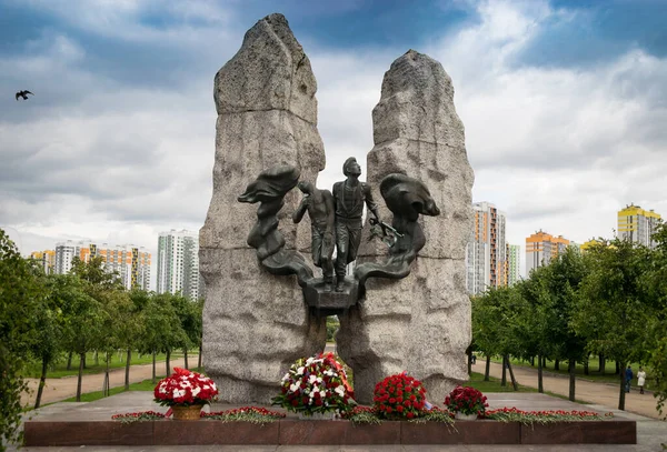 São Petersburgo Rússia Agosto 2019 Monumento Aos Soldados Mortos Durante — Fotografia de Stock