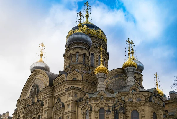 Tanrı Nın Annesi Nin Yatakhanesi Ortodoks Kilisesi Rusya Nın Saint — Stok fotoğraf