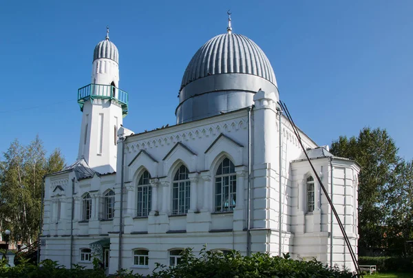 Mesquita Catedral Branca Cidade Tomsk Rússia — Fotografia de Stock