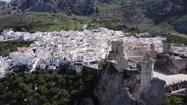 Aerial view of Zuheros, Andalusia, Spain. — Video Stock