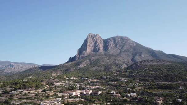 Άποψη από ψηλά των βουνών Costa blanca. — Αρχείο Βίντεο