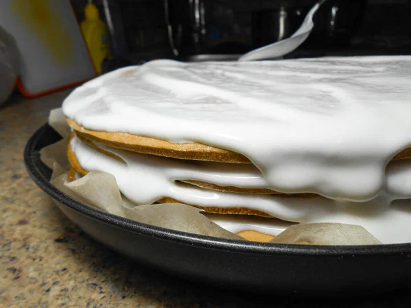 Cocinar Cocina Hacer Pasteles Galletas — Foto de Stock