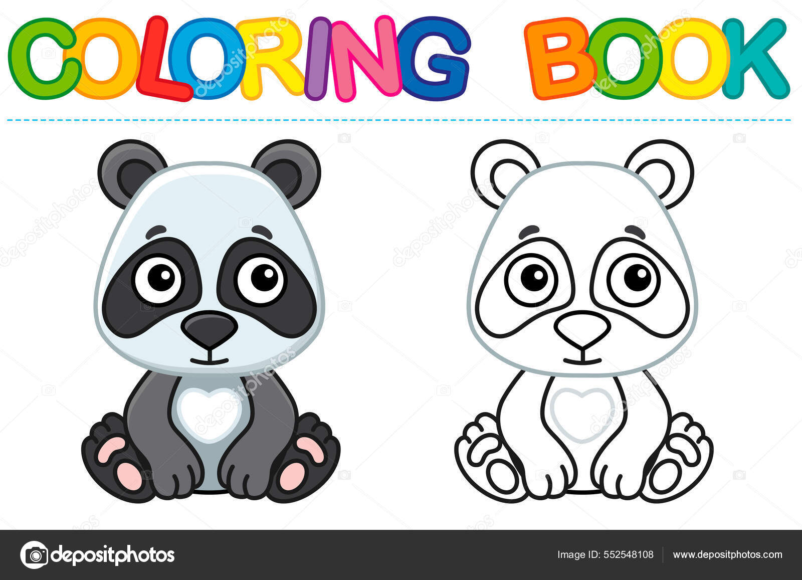 Desenho e Imagem Panda Vermelho Bonitinho para Colorir e Imprimir Grátis  para Adultos e Crianças 