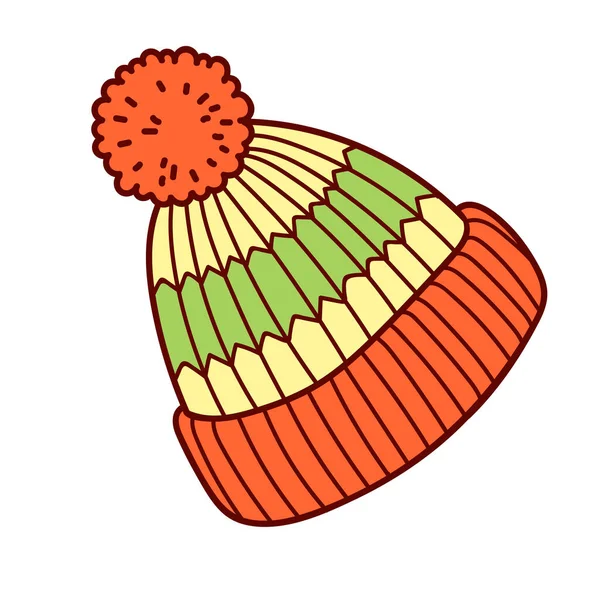 Örülmüş kışlık giysiler, vektör düz çizimler