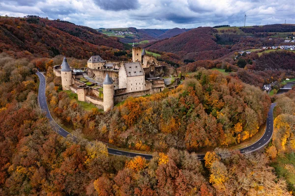 Schloss Bourscheid Luxemburg — Stockfoto
