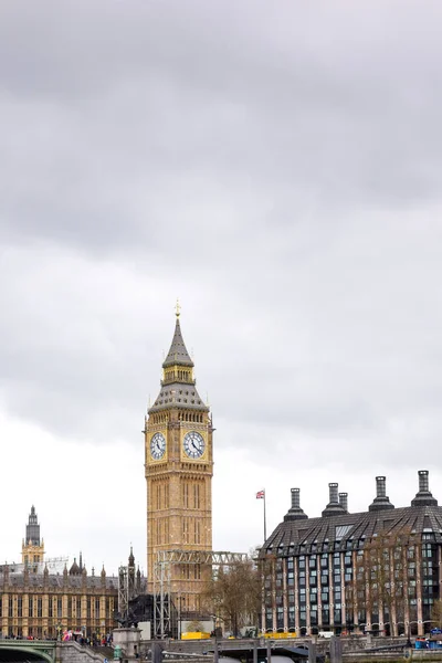 Westminster Londyn Anglia Kwietnia 2022 Big Ben Jest Zegar Mieści — Zdjęcie stockowe