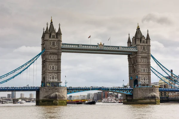 Londres Inglaterra Abril 2022 Tower Bridge Puente Emblemático Londres Capital — Foto de Stock