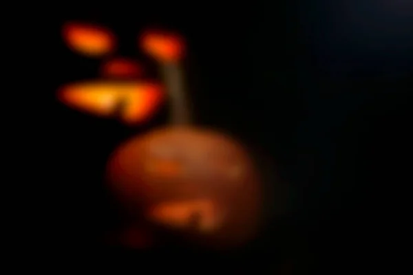 Fundal Înfricoșător Halloween Fețe Înfricoșătoare Strălucitoare Dovleac — Fotografie, imagine de stoc