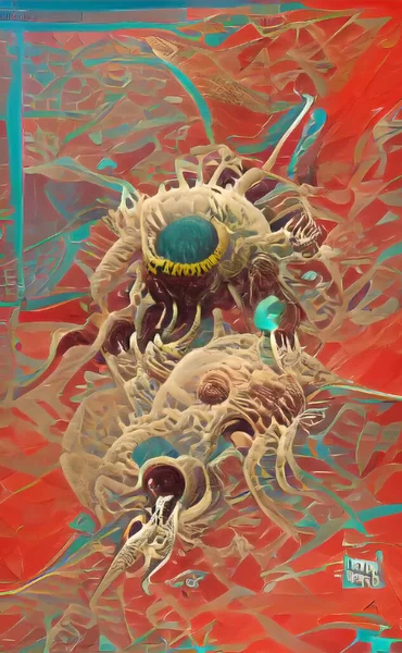 Virüs salgını, Coronavirüs enfeksiyonu arka plan kovid 19, tehlikeli boş alan soyut