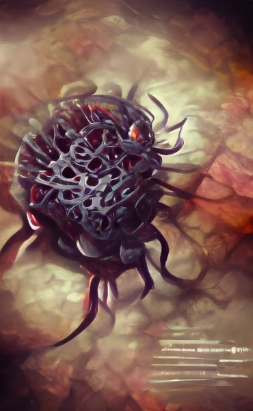 Virüs salgını, Coronavirüs enfeksiyonu arka plan kovid 19, tehlikeli boş alan soyut