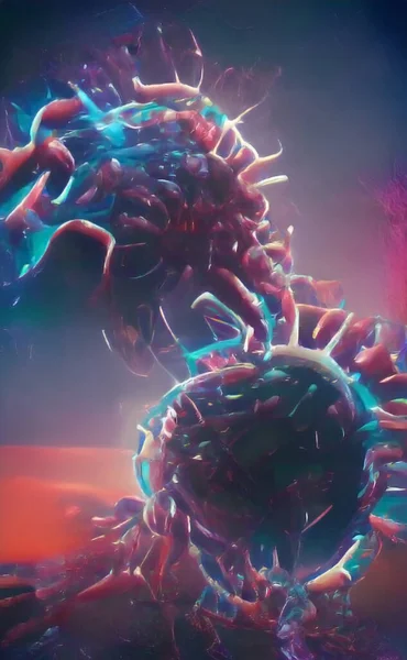 Epidemia de virus, antecedentes de infección por Coronavirus covid 19, adstract vacino peligroso — Foto de Stock