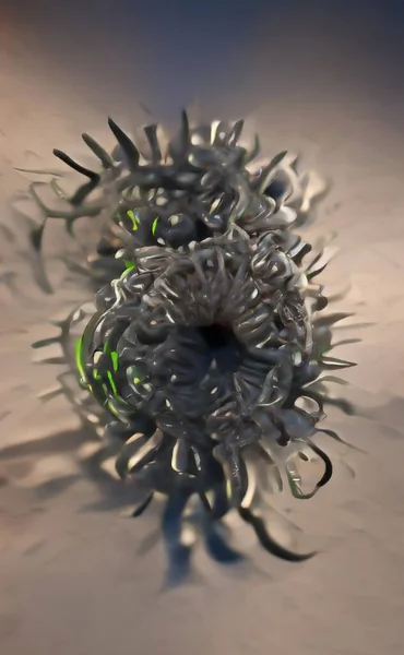 Virüs salgını, Coronavirüs enfeksiyonu arka plan kovid 19, tehlikeli boş alan soyut