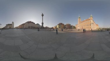 Old Town - Kale Meydanı, Kraliyet Kalesi, Sigismunds Sütunu, Bakır Çatı Sarayı, Kale Bahçeleri, Varşova Güvertesi Polonya 2021