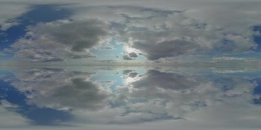 Zaman ayarlı gökyüzü görüntüsü bulutlu doğa eşdörtgen bulutlar, 360 panorama küresel vr bulutlar, gökyüzü gökyüzü, 360 derece çevre alanı