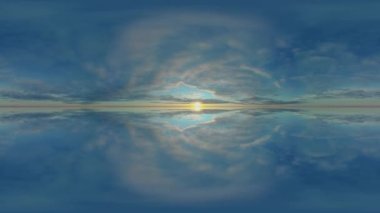 360 panorama küresel vr bulutu, zaman ayarlı gökyüzü görüntüsü bulutlu doğa eşdikdörtgen bulutlar, gökyüzü gökyüzü manzarası, 360 derece çevre alanı