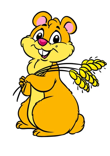 Hamster stock grain animal illustration character