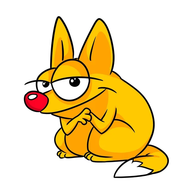 Parodia Gatto Animale Illustrazione Cartone Animato — Foto Stock