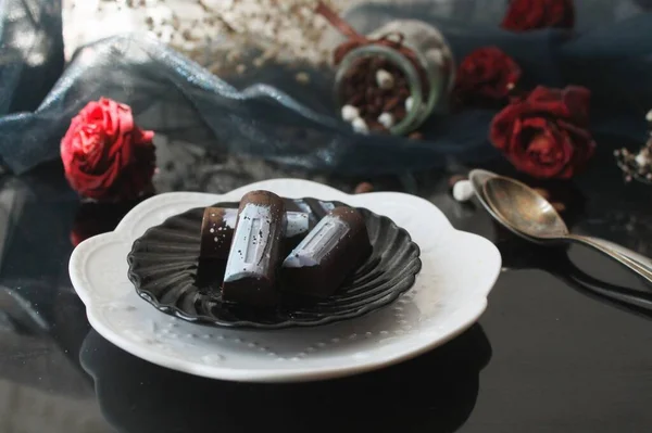 Homemade Chocolate Candy Stock Photo — Stock Photo, Image