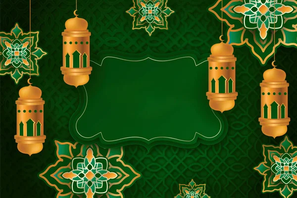 Ramadan Islamisk Banner Bakgrund Design — Stockfoto