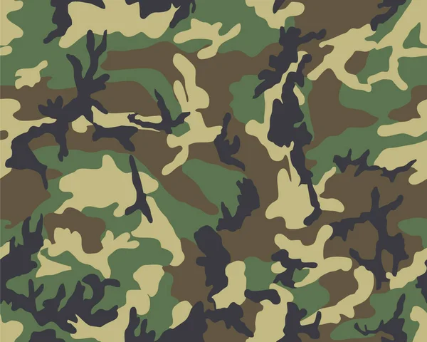Background Seamless Pattern Camouflage Vector — Stock vektor