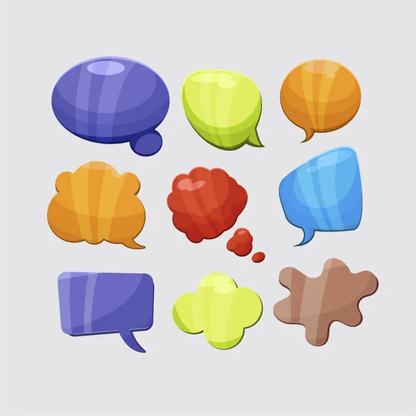 Sticker Bubble Splash Colour Vector — ストックベクタ