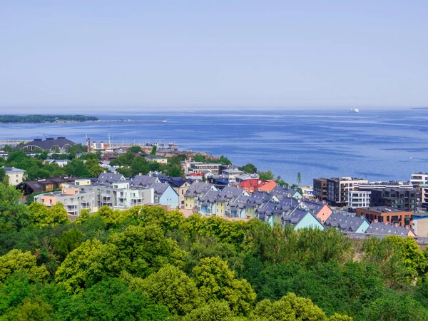 Flygfoto Över Tallinn Och Östersjön — Stockfoto