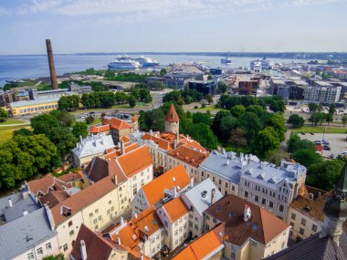 Tallinn, Estonya Havadan Görünümü