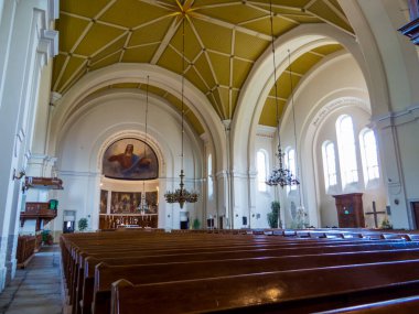 Tallinn, Estonya 'daki St. Charles Kilisesi' nin bütünleşik görüntüsü