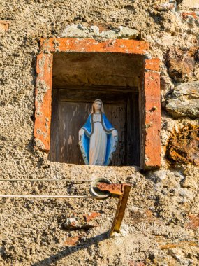 İtalya, Boccheggiano 'daki Leydi Mary Heykeli