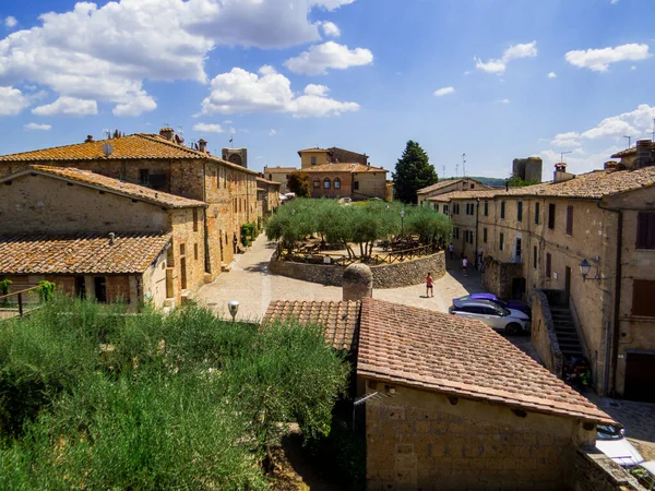 이탈리아 투스카니의 오니에 그림같은 마을의 — 스톡 사진