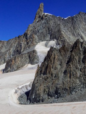 Mont Blanc (veya Monte Bianco) Alplerin İtalyan tarafından görülür