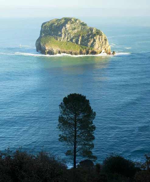Aketx Island Coast Bizkaia Euskadi — 스톡 사진