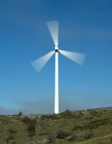 Windkraftanlage Windpark Kornieta Leitza Navarra Spanien — Stockfoto