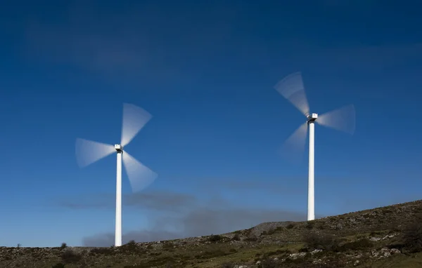 Wind Turbine Kornieta Wind Farm Leitza Navarra Spain — Stock Photo, Image