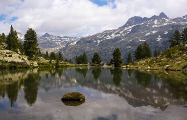 Baos de Panticosa 'daki Ordicuso gölleri, Huesca Pireneleri