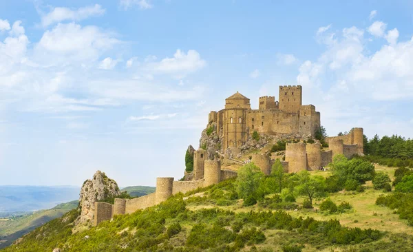 Romanesque Castle Loarre Province Huesca Spain — Stockfoto