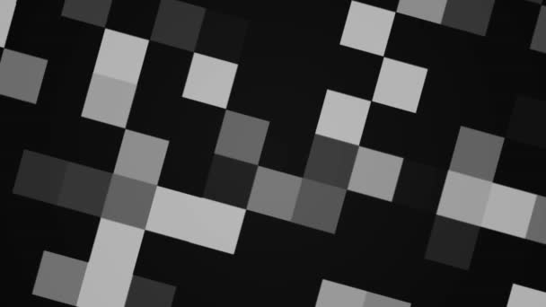 Abstract cubes. A geometric mosaic pattern. — Stock Video